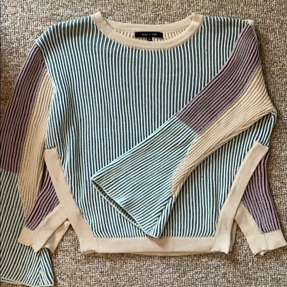 Strut & Bolt colorblock sweater